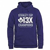 Men's Toronto Maple Leafs Rinkside Victor Pullover Hoodie - Royal,baseball caps,new era cap wholesale,wholesale hats